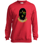 Nubian Goons Mask Youth Crewneck Sweatshirt