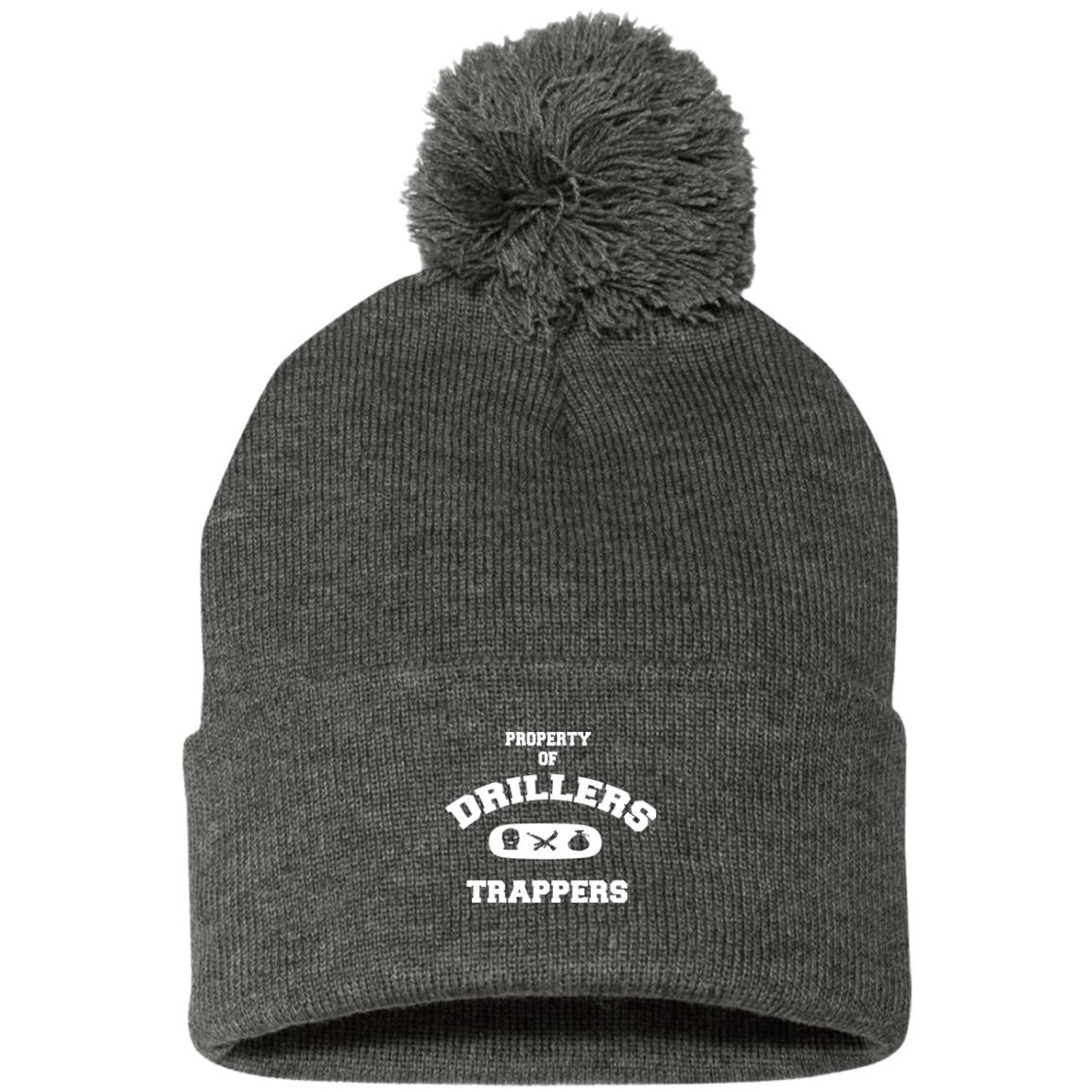 PROPERTY OF DRILLERS Pom Pom Knit Cap