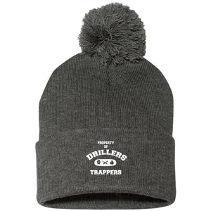 PROPERTY OF DRILLERS Pom Pom Knit Cap