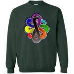 Infinity Snake of B-mwelo(chakras) Sweatshirt  8 oz.