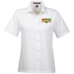 Ankh Udja Seneb shen Ladies' Snap Closure Short-Sleeve Shirt