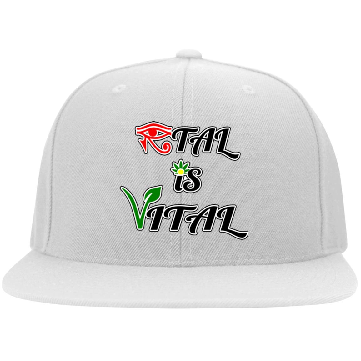 Ital Is Vital EM Flat Bill Twill Flexfit Cap