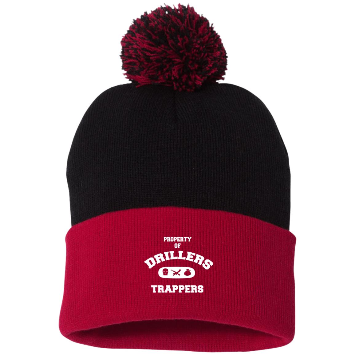PROPERTY OF DRILLERS Pom Pom Knit Cap