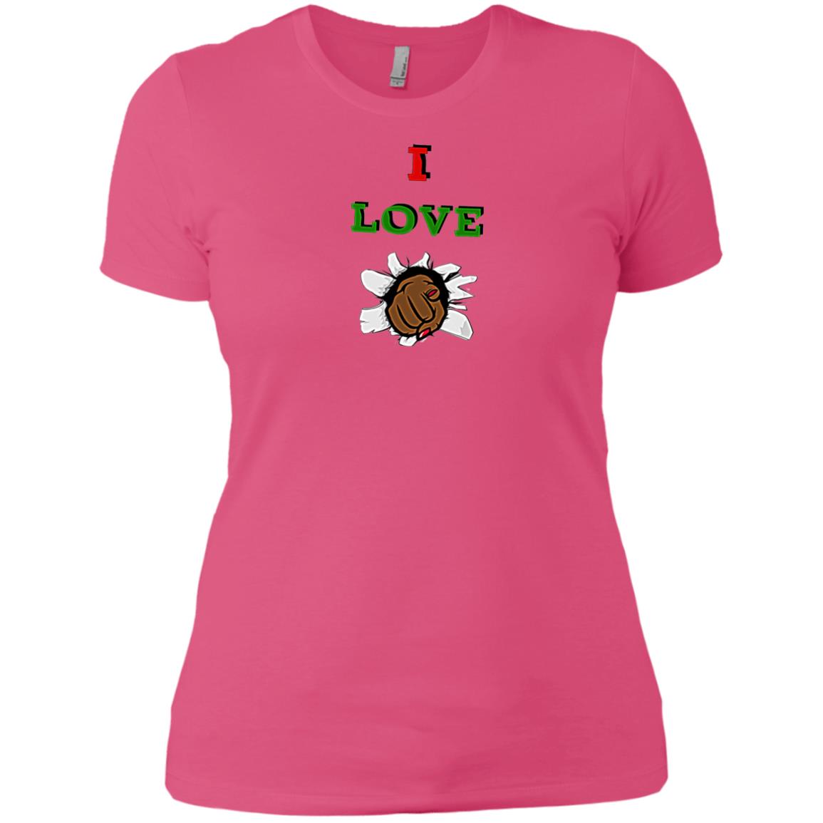 I Love You Ladies' T-Shirt