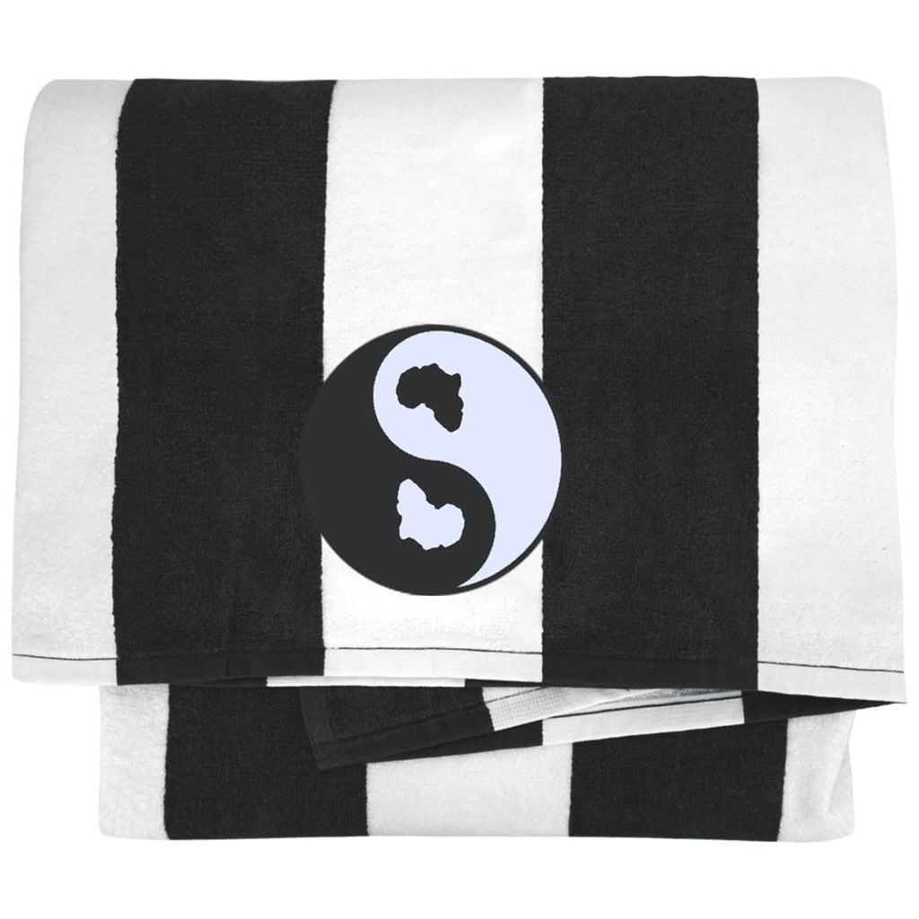 Ying Yang KMT Stripe Beach Towel