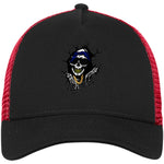 CRIP SKULL Snapback Trucker Cap