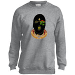 Nubian Goons Mask Youth Crewneck Sweatshirt