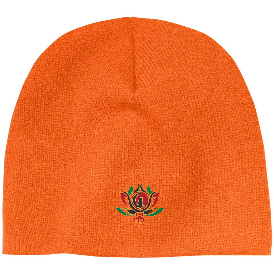 Kween Flower Acrylic Beanie