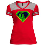 Super Goldie Chouett Women V-Neck T-Shirt