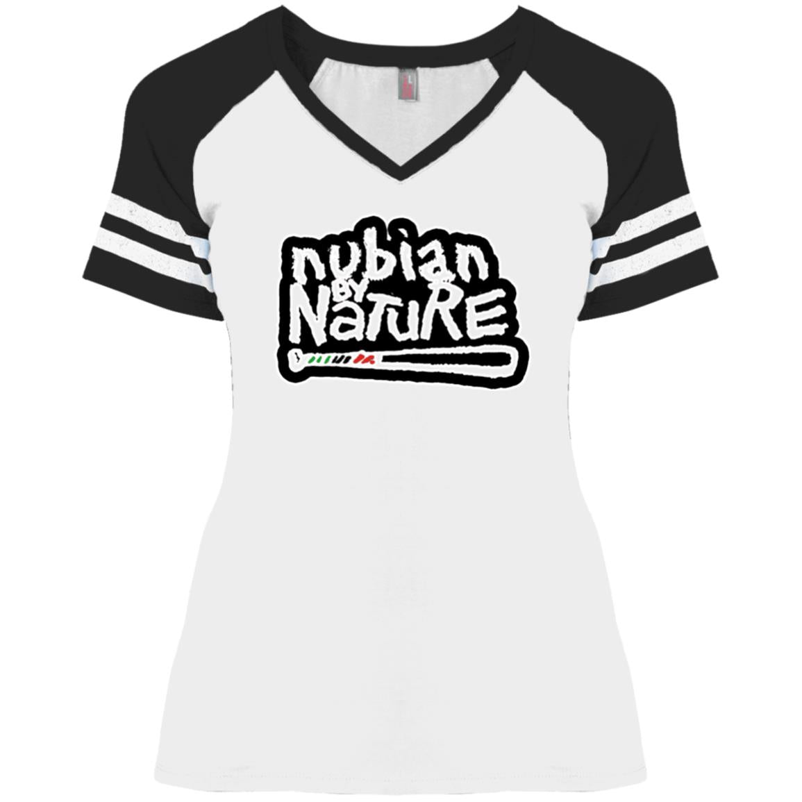 Nubian By Nature Ladies' V-Neck T-Shirt