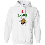 I Love You men Pullover Hoodie