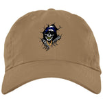 CRIP SKULL Brushed Twill Unstructured Cap