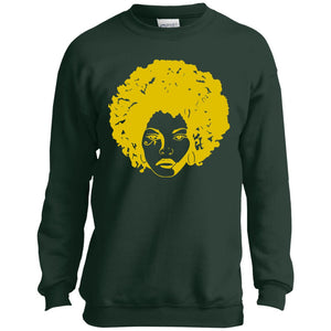 Afro Kween Youth Crewneck Sweatshirt