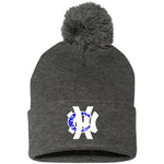 NHC BW Pom Pom Knit Cap