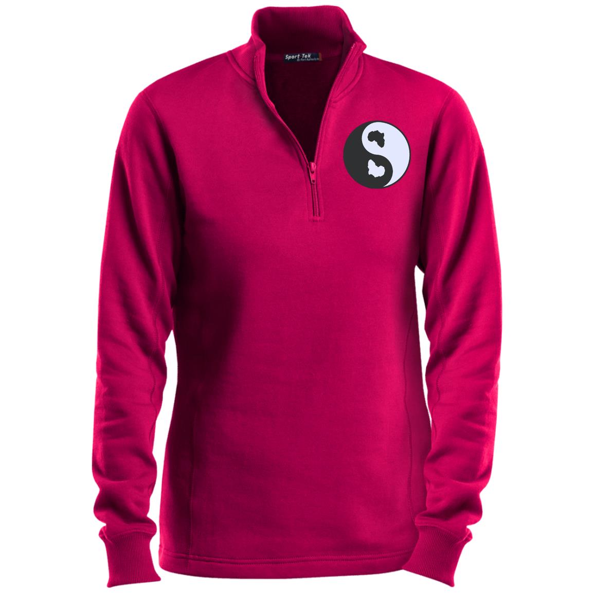 Ying Yang KMT Ladies' 1/4 Zip Sweatshirt