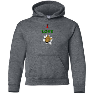 I Love You Youth Boys Pullover Hoodie