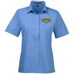 Ankh Udja Seneb shen Ladies' Snap Closure Short-Sleeve Shirt