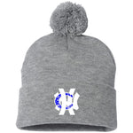 NHC BW Pom Pom Knit Cap