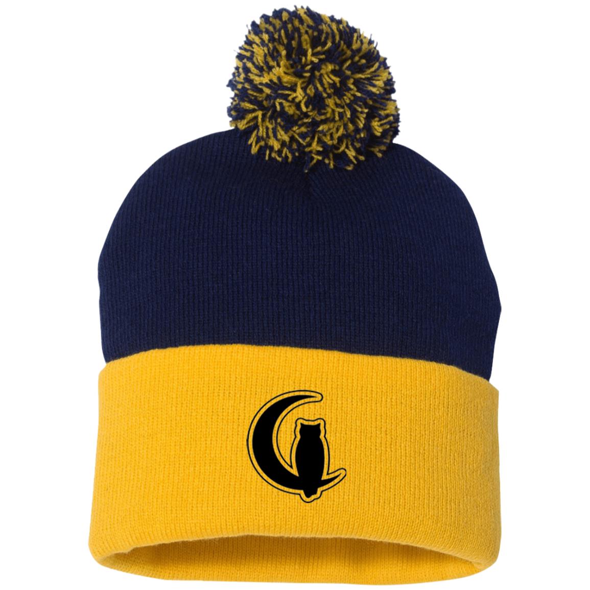 LaChouett BL Pom Pom Knit Cap