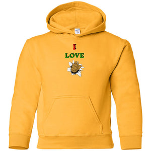 I Love You Youth Boys Pullover Hoodie