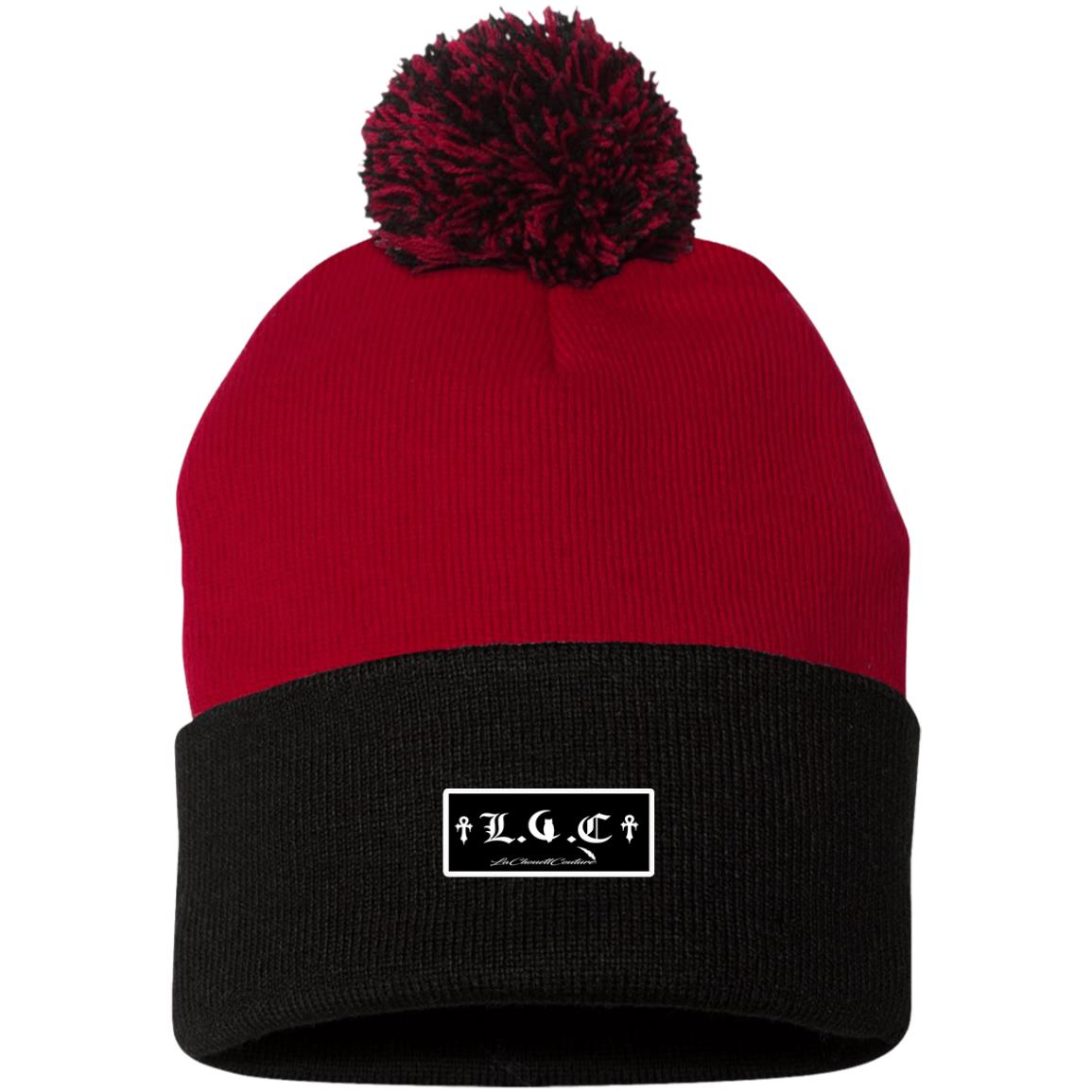 LCC PATCH Pom Pom Knit Cap