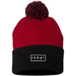 LCC PATCH Pom Pom Knit Cap