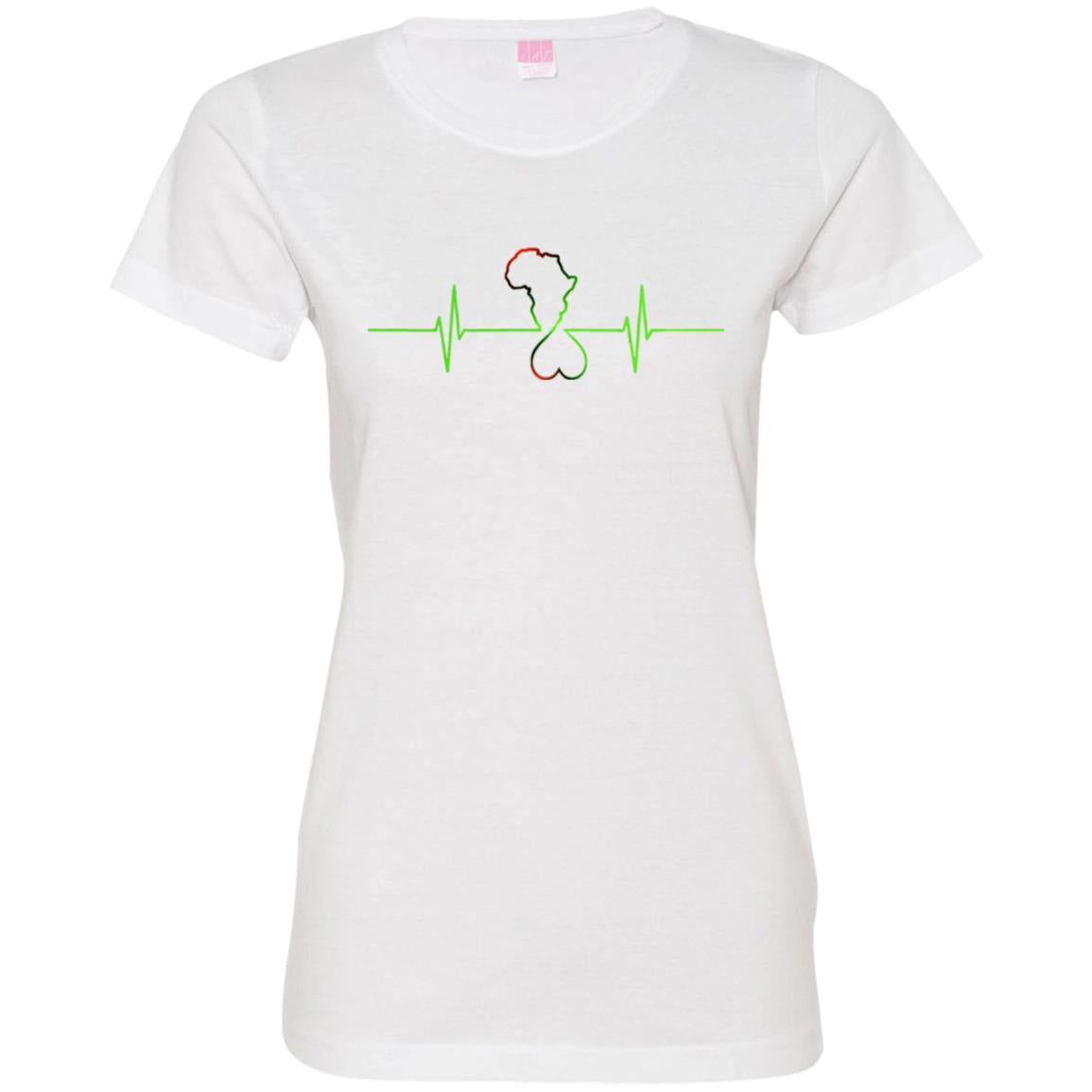 Afrika Hearthbeat Ladies' Jersey T-Shirt