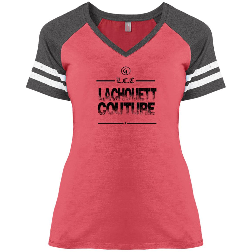 LaChouett Grunge Ladies' V-Neck T-Shirt