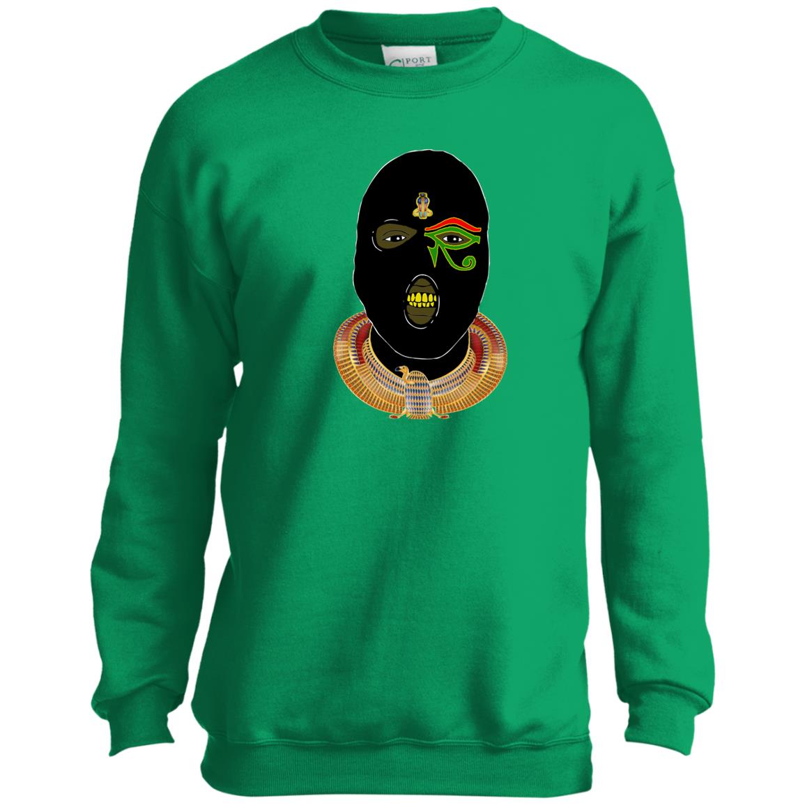 Nubian Goons Mask Youth Crewneck Sweatshirt