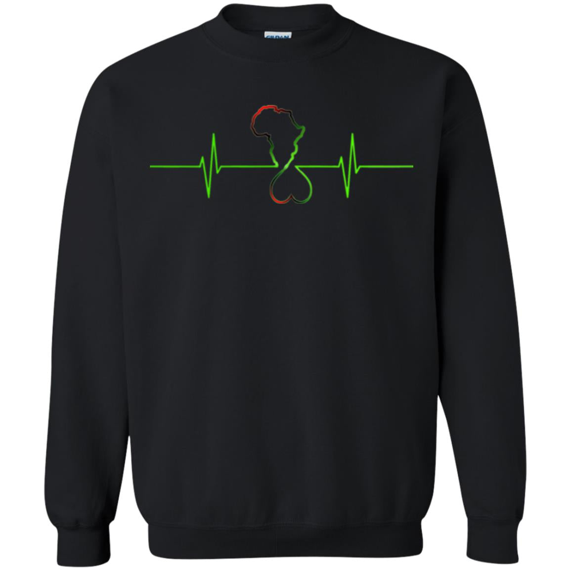 Afrika Hearthbeat Crewneck Sweatshirt