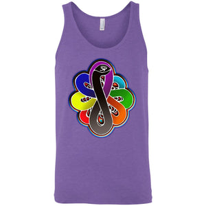 Infinity Snake of B-mwelo(chakras) Unisex Tank Top