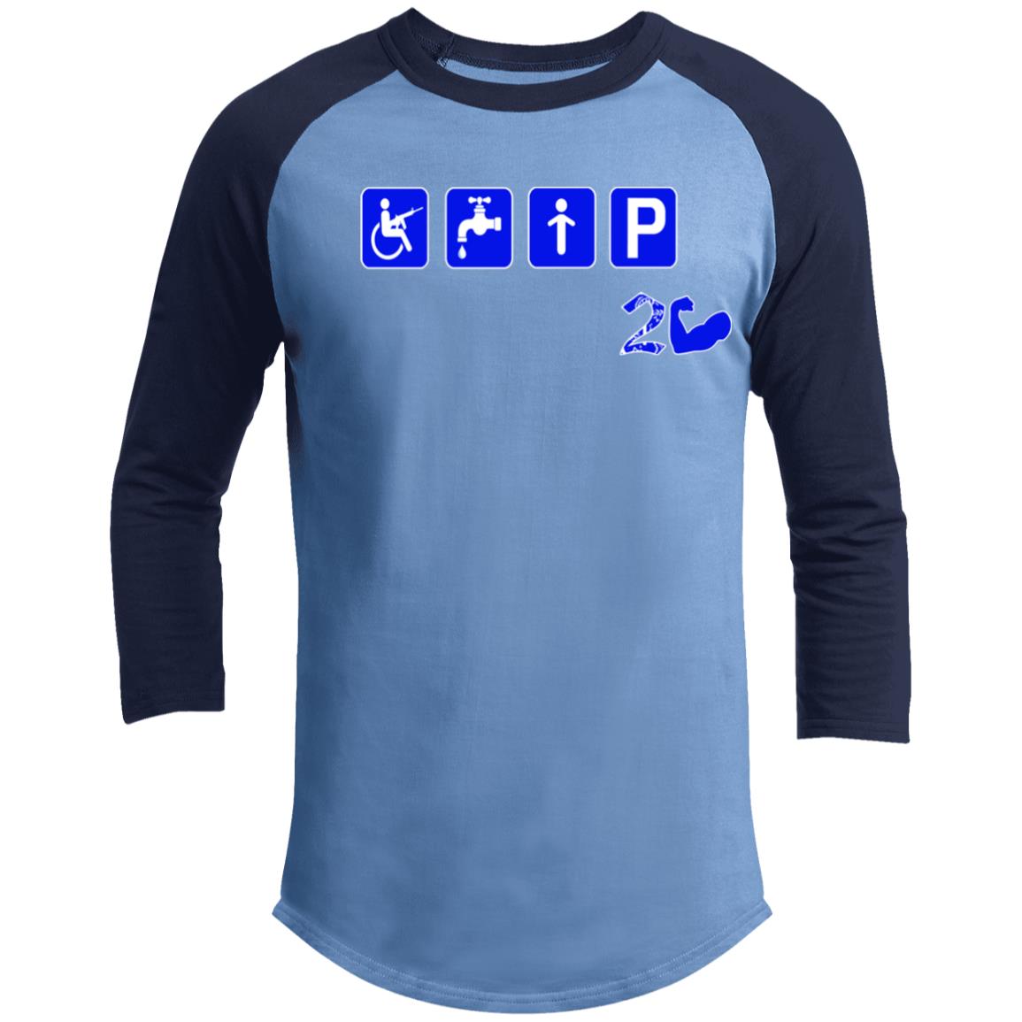 CRIP 2 HARD Raglan Sleeve Shirt