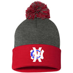 NHC BW Pom Pom Knit Cap