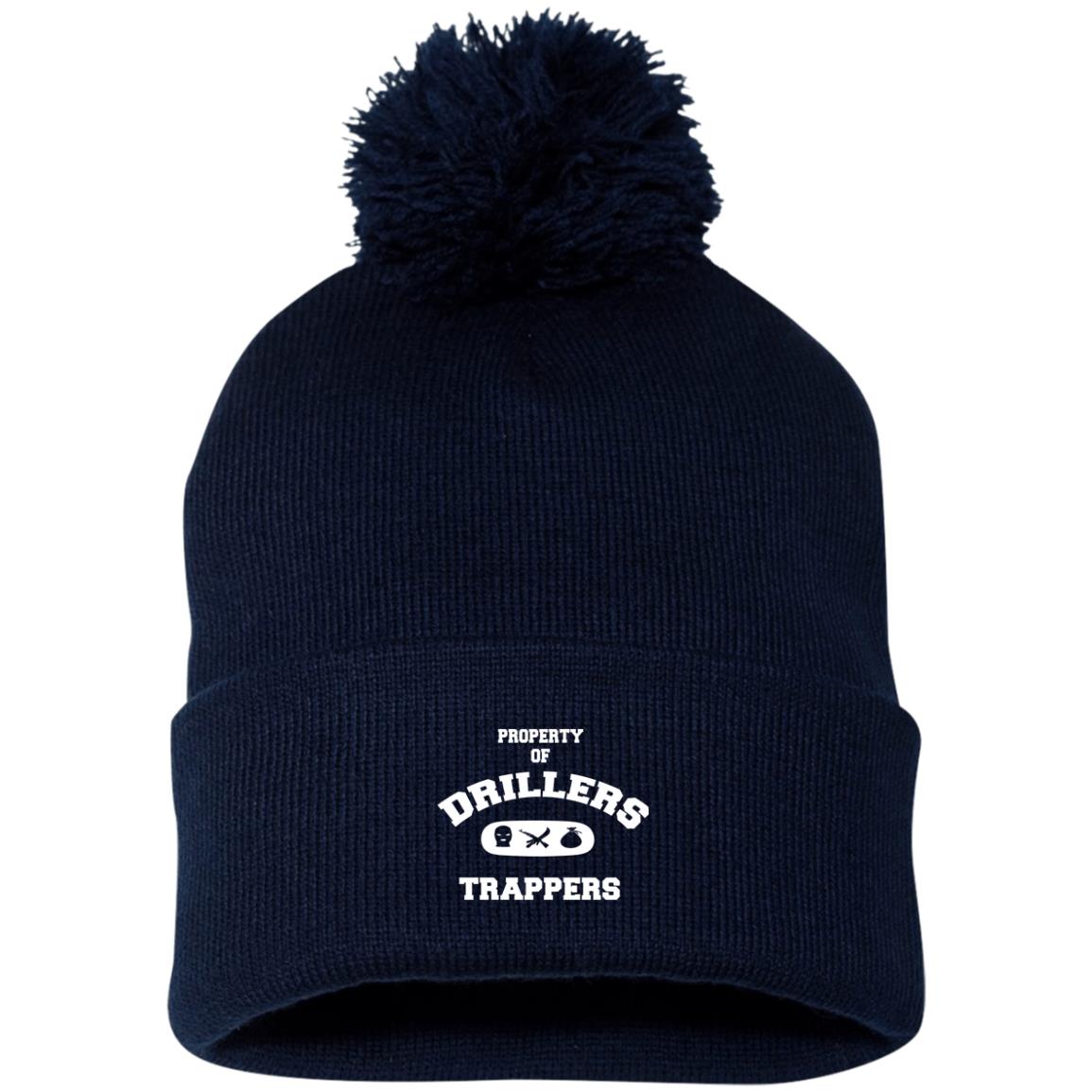 PROPERTY OF DRILLERS Pom Pom Knit Cap
