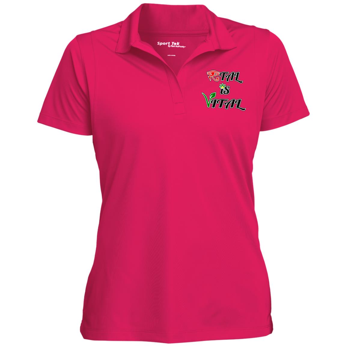 Ital Is Vital EM Women's Micropique Flat-Knit Collar Polo