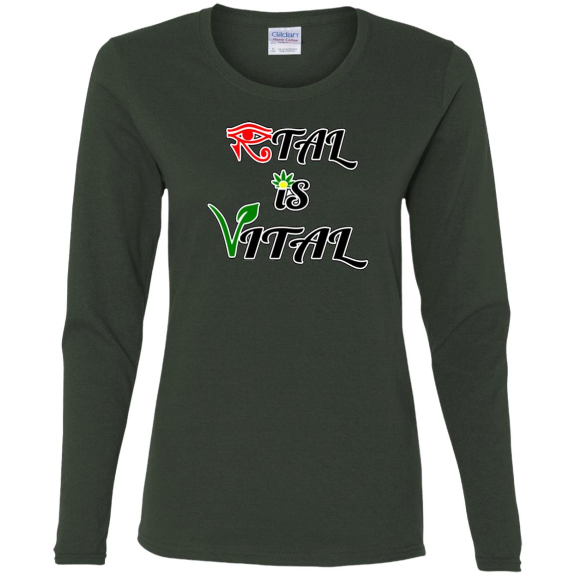 Ital Is Vital Ladies' LS T-Shirt