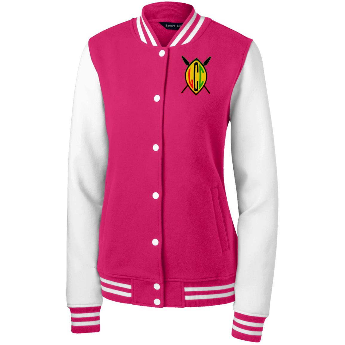 LCC ZS NUBIAN Women's Fleece Letterman Jacket