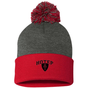 Hotep Pom Pom Knit Cap