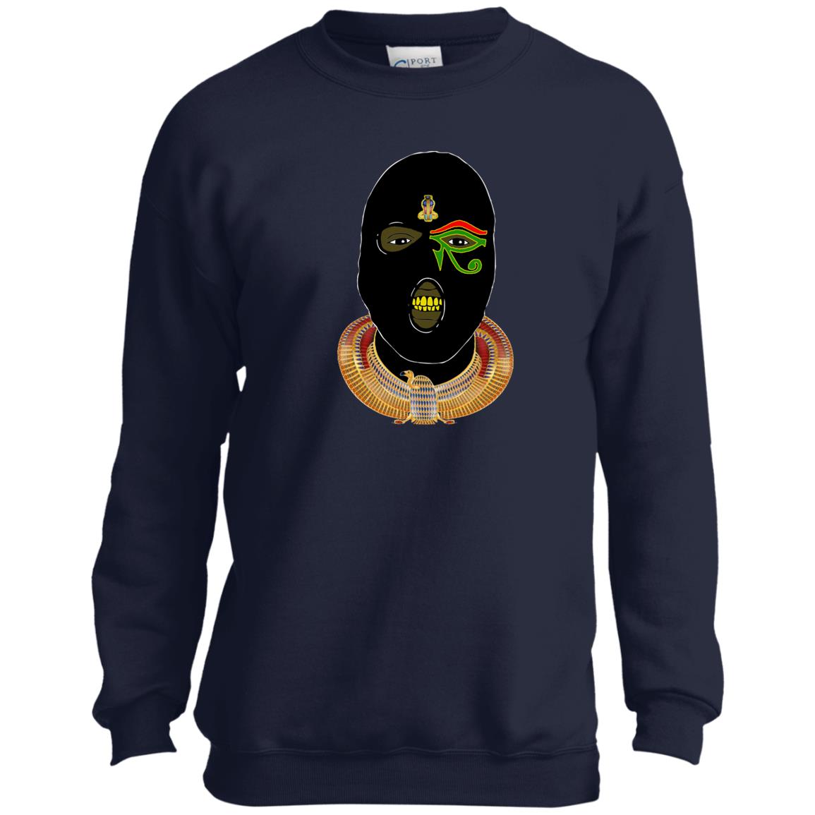 Nubian Goons Mask Youth Crewneck Sweatshirt