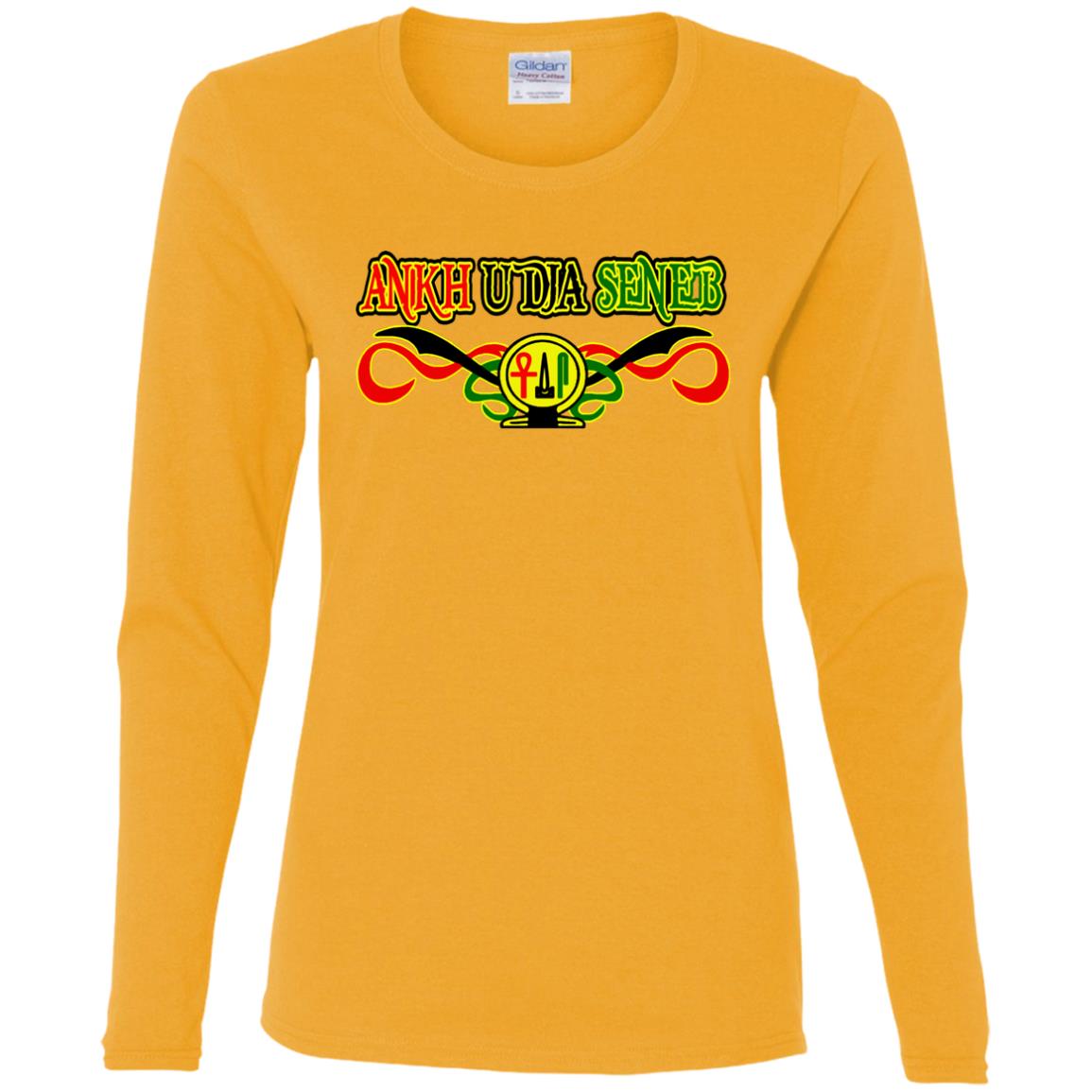 Ankh Udja Seneb shen  Ladies' LS T-Shirt
