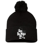 GET YA WALK ON Embroidered Pom Pom Knit Cap