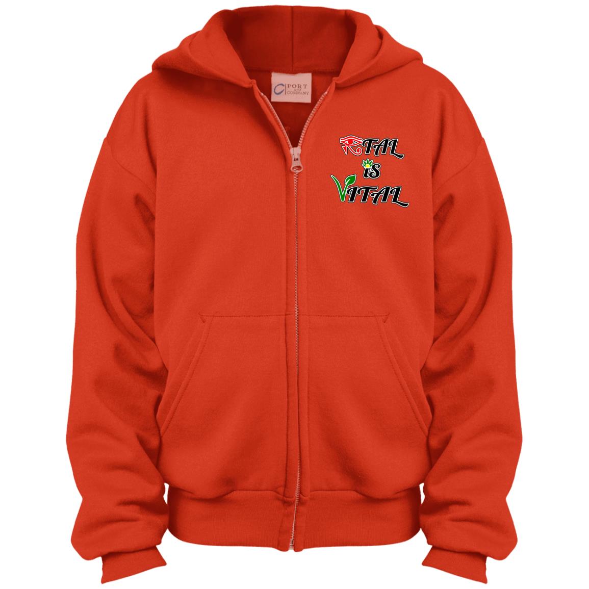 Ital Is Vital EM Youth Full Zip Hoodie