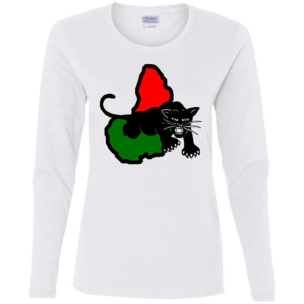 Afrika Panther RBG  Ladies' LS T-Shirt