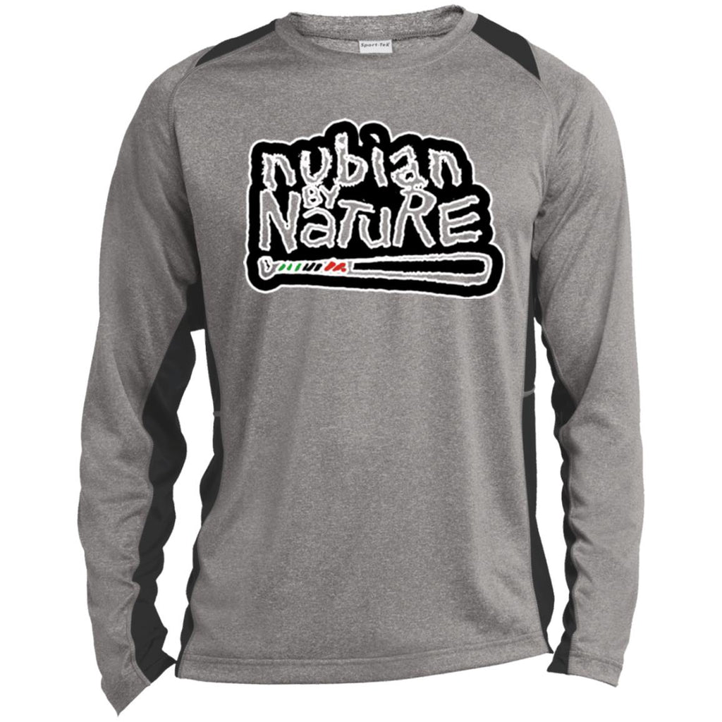 Nubian By Nature LS Sport LS Heather Poly T-Shirt