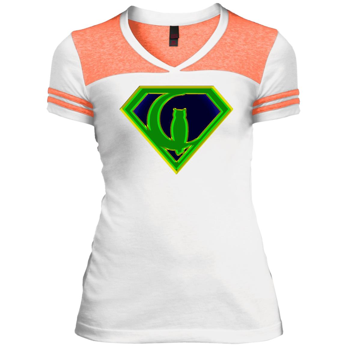 Super Goldie Chouett Women V-Neck T-Shirt