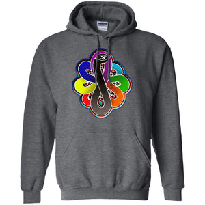 Infinity Snake of B-mwelo(chakras) Hoodie 8 oz.