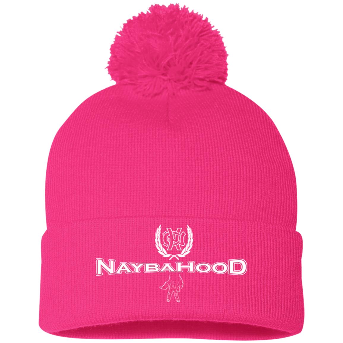NAYBAYH3D Pom Pom Knit Cap