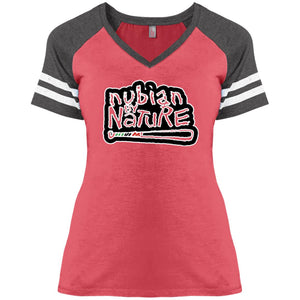 Nubian By Nature Ladies' V-Neck T-Shirt