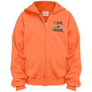 Ital Is Vital EM Youth Full Zip Hoodie