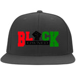 BLACK OWNED RBG Twill Flexfit Cap